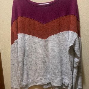 Maurices striped sweater size L